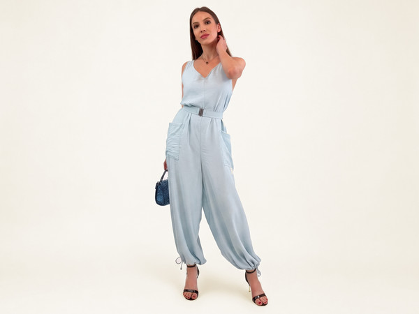 The Essential Jumpsuit Blue Sky Shorts