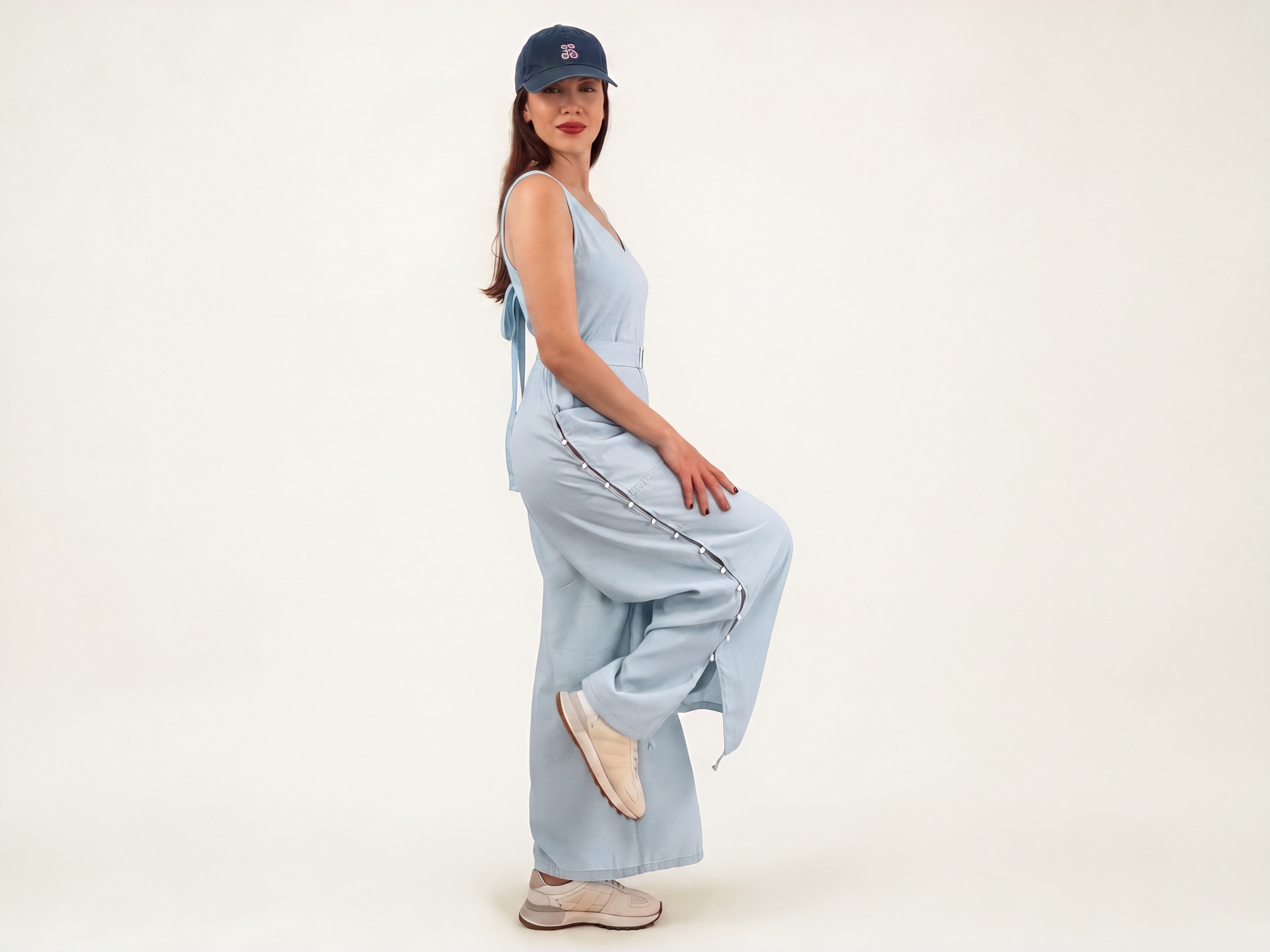 The Essential Jumpsuit Blue Sky Shorts