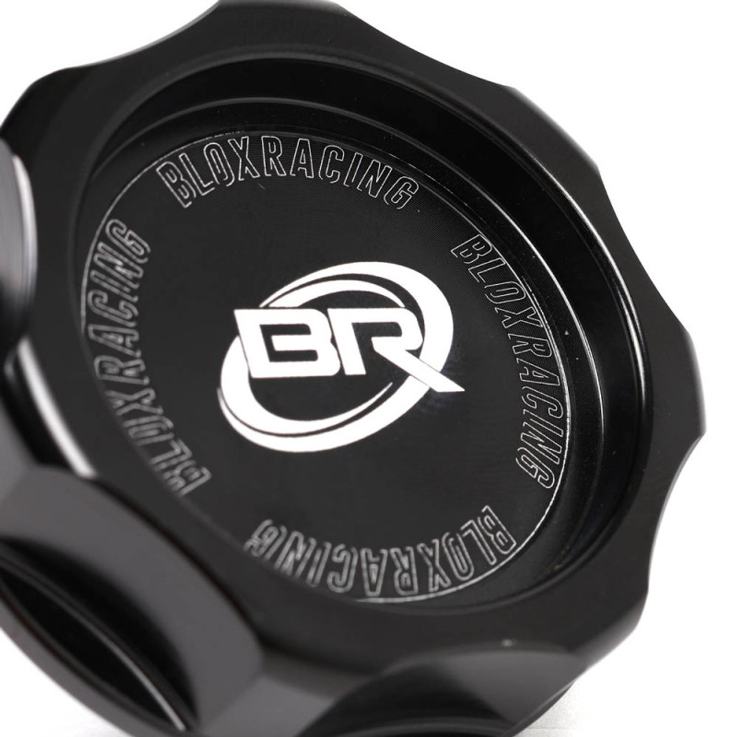 BLOX Racing Billet Honda Oil Cap - Black - BXAC-00501-BK User 1