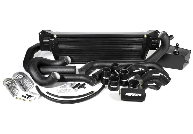 PERRIN 15-21 Subaru WRX/STI Front Mount Intercooler Core + Mounting Beam - Black Core - PSP-ITR-437-1BK Photo - Primary