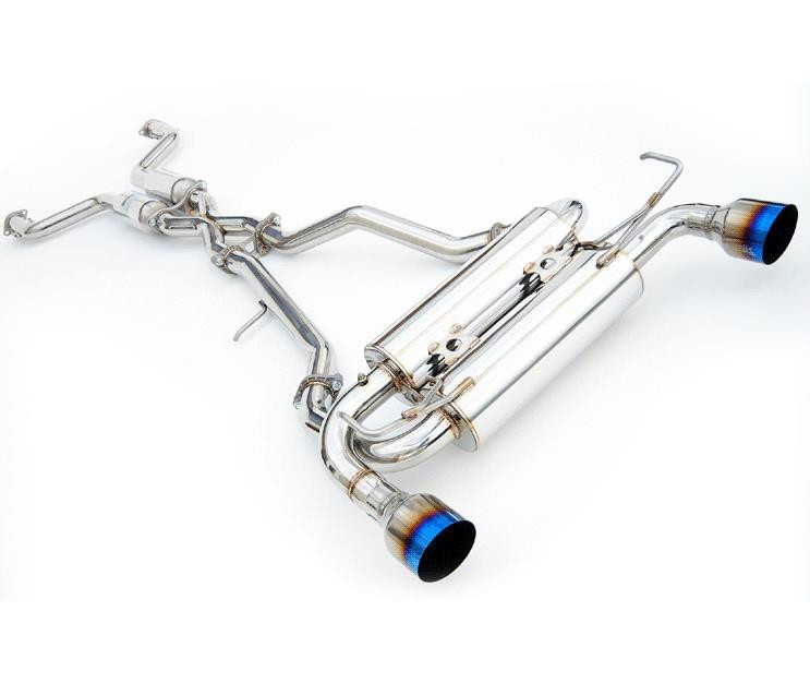 Invidia 09+ 370Z Gemini Rolled Titanium Tip Cat-back Exhaust - HS09N7ZGID Photo - Primary