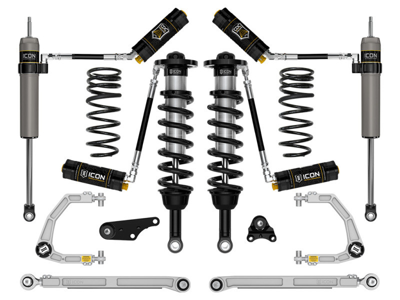 ICON 2024+ Toyota Tacoma 1.25in-3in Stage 8 Suspension System Billet w/ Triple Rate Spring - K53298S Photo - Primary