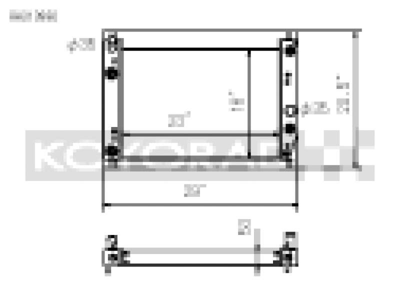 Koyo 05-13 Chevrolet Corvette C6 Racing Radiator - RH313986 Photo - Primary