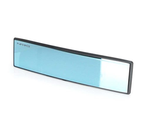 NRG 300mm Wide Panorama Clip-on Rearview Mirror - Convex w/ Blue Tint - IM-300CBL Photo - Primary