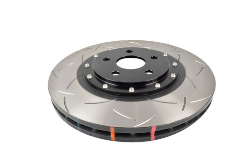 DBA 11-17 Jeep Grand Cherokee Trackhawk (6.2L V8) 5000 Series Slotted Front Brake Rotor w/Black Hat - DBA53919BLKS Photo - Primary