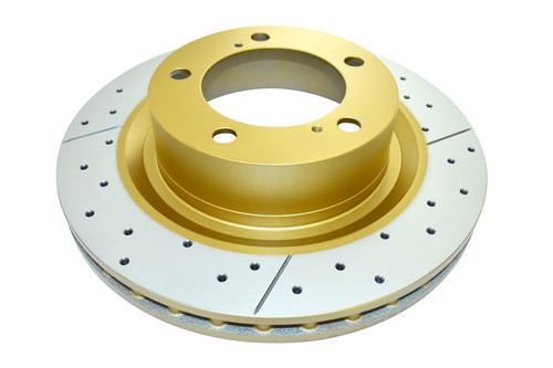 DBA 08+ Toyota Sienna 200 Series Front Cross Drilled & Slotted Street Series Rotor - DBA2724X Photo - Primary