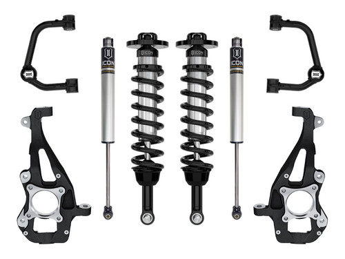 ICON 21-23 Ford F150 4WD 3.5-4.5in  Stage 1 Suspension System With Tubular Upper Control Arms - K93141T Photo - Primary