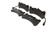 Brembo 18-19 Alfa Romeo Giulia/ Alfa Romeo Stelvio Front Low-Met Brake Pad - P23186 Photo - Close Up