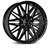 Vossen HF6-5 22X9.5 / 6X139.7 / ET30 / Deep Face / 95.1 - Gloss Black Wheel - HF65-2G24-TL Photo - Primary