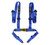 NRG 4 Point Seat Belt Harness / Buckle Lock- Blue - SBH-4PC-SBL Photo - Primary