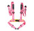 NRG 4 Point Seat Belt Harness / Buckle Lock- Pink - SBH-4PC-SPK Photo - Primary