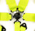 NRG SFI 16.1 5Pt 3 Inch Seat Belt Harness with Pads / Cam Lock - Neon Green - SBH-B6PCNG Photo - Close Up