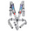NRG 5PT 3in. Seat Belt Harness / Cam Lock - Silver - SBH-B6PCSL Photo - Primary