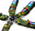 NRG 5PT 3in. Seat Belt Harness / Cam Lock - Blue - SBH-B6PCBL Photo - Close Up