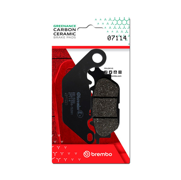 Brembo OE Yamaha D'Elight Carbon Ceramic Brake Pad - Front - 07114 User 1