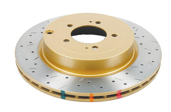 DBA 08+ EVO X Rear Drilled & Slotted 4000 Series Rotor - DBA42225XS Photo - Primary
