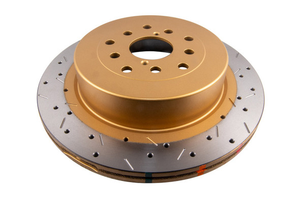DBA 01-07 Subaru WRX/STI 10 Stud Hole Rear Drilled & Slotted 4000 Series Rotor - DBA4655XS-10 Photo - Primary