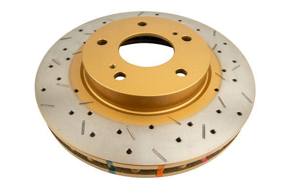 DBA 7/90-96 Turbo/6/89-96 Non-Turbo 300ZX Front Drilled & Slotted 4000 Series Rotor - DBA4909XS Photo - Primary