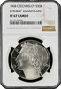 1968 Czechoslovakia: Republic silver 50 Korun  NGC PF67 CAMEO