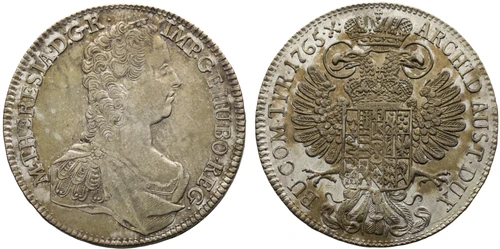1765 Austria: Maria Theresa silver Taler