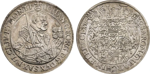 1630-HI Germany: Saxony. August I silver Taler