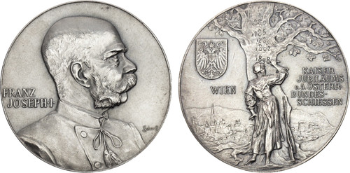 1898 Austria: Franz Joseph I silver Medal