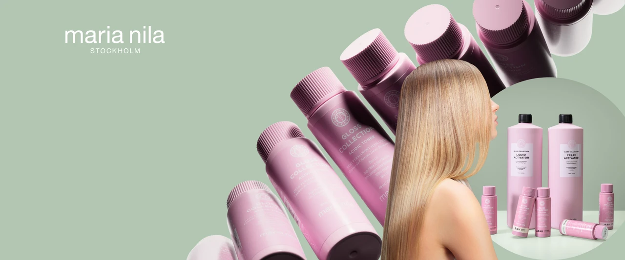 Maria Nila Stockholm now available at Beauty Solutions — 100% vegan professional hair care — Learn More