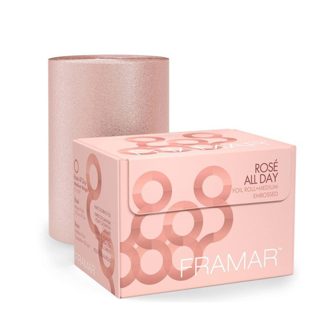 Framar Embossed Roll Medium Rose 320 ft