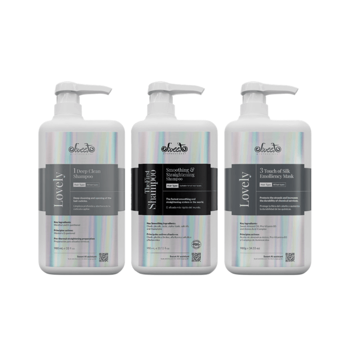  Sweet The First Shampoo Smoothing Liter Kit 