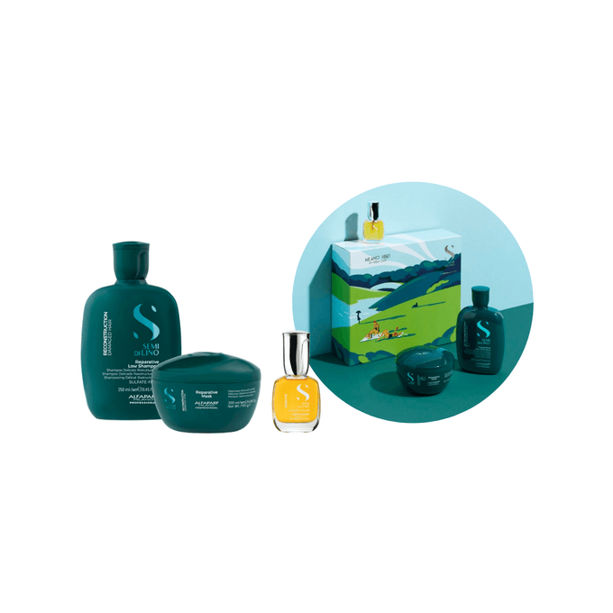 Alfaparf Semi di Lino Reconstruction Holiday Box Set 