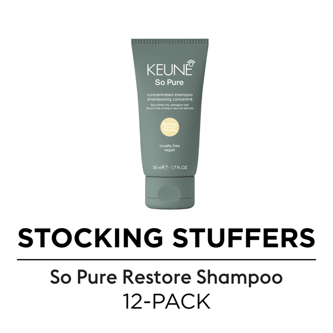  Keune Stocking Stuffers: So Pure Restore Shampoo 12-Pack 