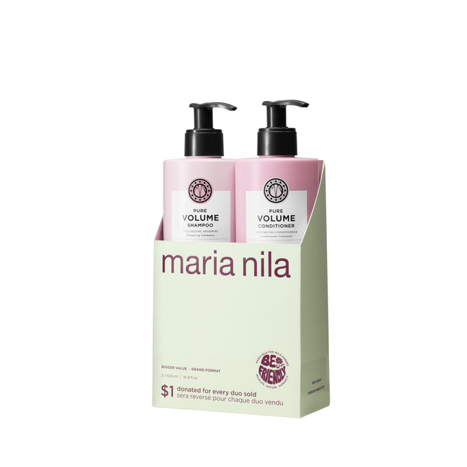  Maria Nila Pure Volume Duo Bundle 500mLs 