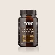 KOBHO Cúrcuma + Pimienta Negra 60 cáps.