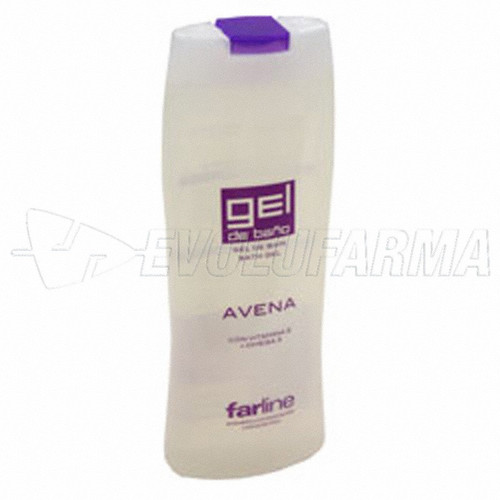 Gel de baño avena - farline - envase 750 mL.