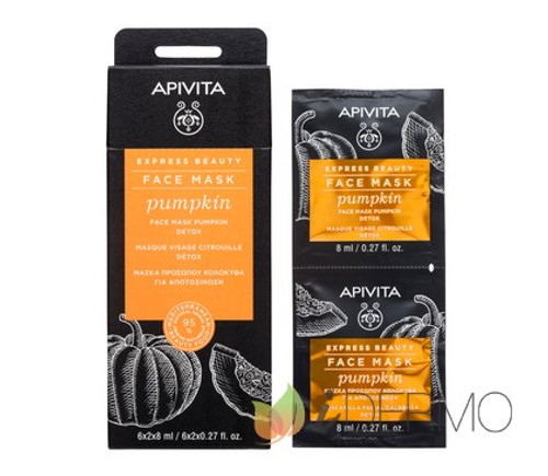 Apivita express beauty mascarilla detox con calabaza