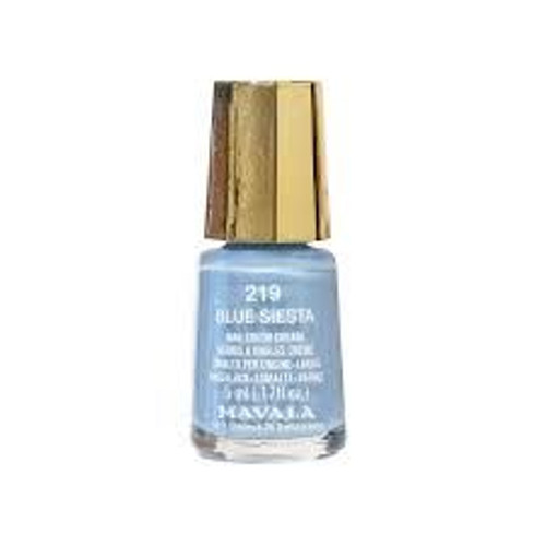 Mini color mavala smoky blue 158