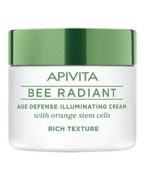 Crema rica antiedad iluminadora bee radiant apivita