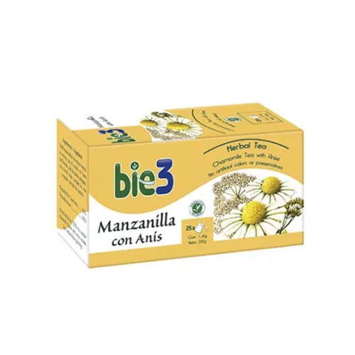 Bio 3 manzanilla anís 25 bols