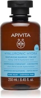 APIVITA CHAMPU HYALURONIC HYDRA FINE HAIR 250ML
