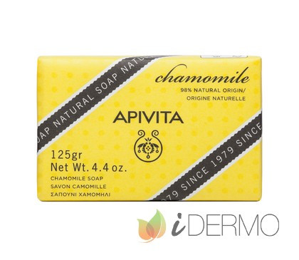 Apivita jabón natural con camomila