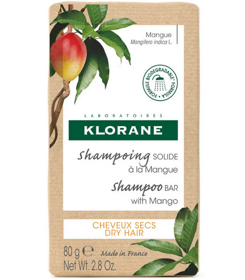 KLORANE CHAMPU SOLIDO MANGO 80G