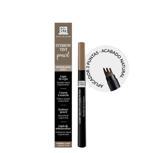 SOIVRE COSMETICS LAPIZ CEJAS MARRON CLARO