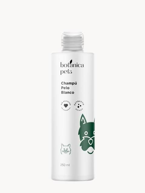 BOTANICAPETS CHAMPU  PELO BLANCO 250 ML