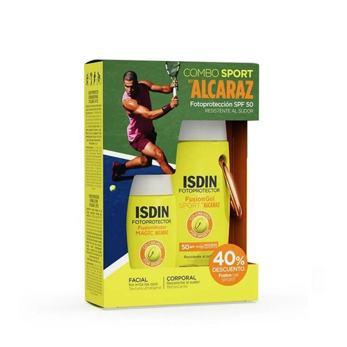 ISDIN FOTOPROTECTOR PACK FUSION WATER MAGIC GEL SPORT ALCARAZ