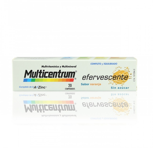 MULTICENTRUM 2O COMPRIMIDOS EFERVESCENTES
