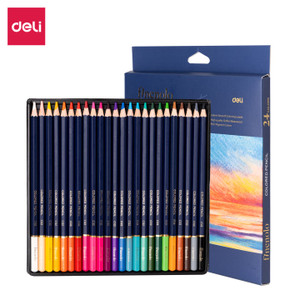 Deli 24 Colors Colored Pencils EC131-24 Deli 24 Colors Colored Pencils EC131-24
