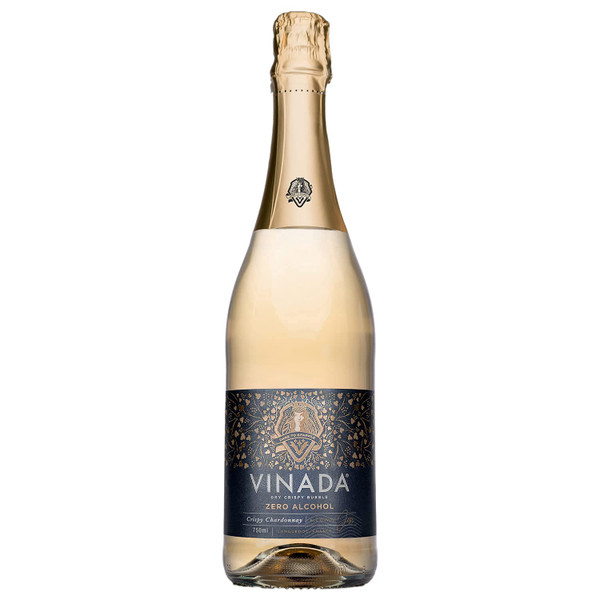 VINADA - Crispy Chardonnay - Zero Alcohol Sparkling Wine - 750 ml (1 Glass Bottles) VINADA - Crispy Chardonnay - Zero Alcohol Sparkling Wine - 750 ml (1 Glass Bottles)