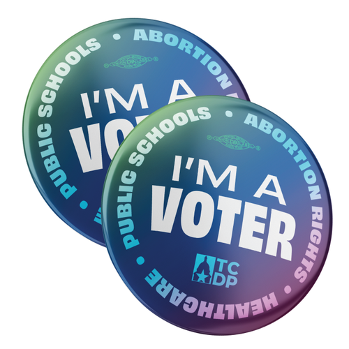 I'm A Voter (2.25" Mylar Button -- Pack Of Two!) I'm A Voter (2.25" Mylar Button -- Pack Of Two!)