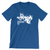 Unisex blue tee with image of silhouetted protesters in the shape of Texas Unisex blue tee with image of silhouetted protesters in the shape of Texas