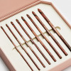 KnitPro Symfonie Rose Wood Single Ended Crochet Hook Set